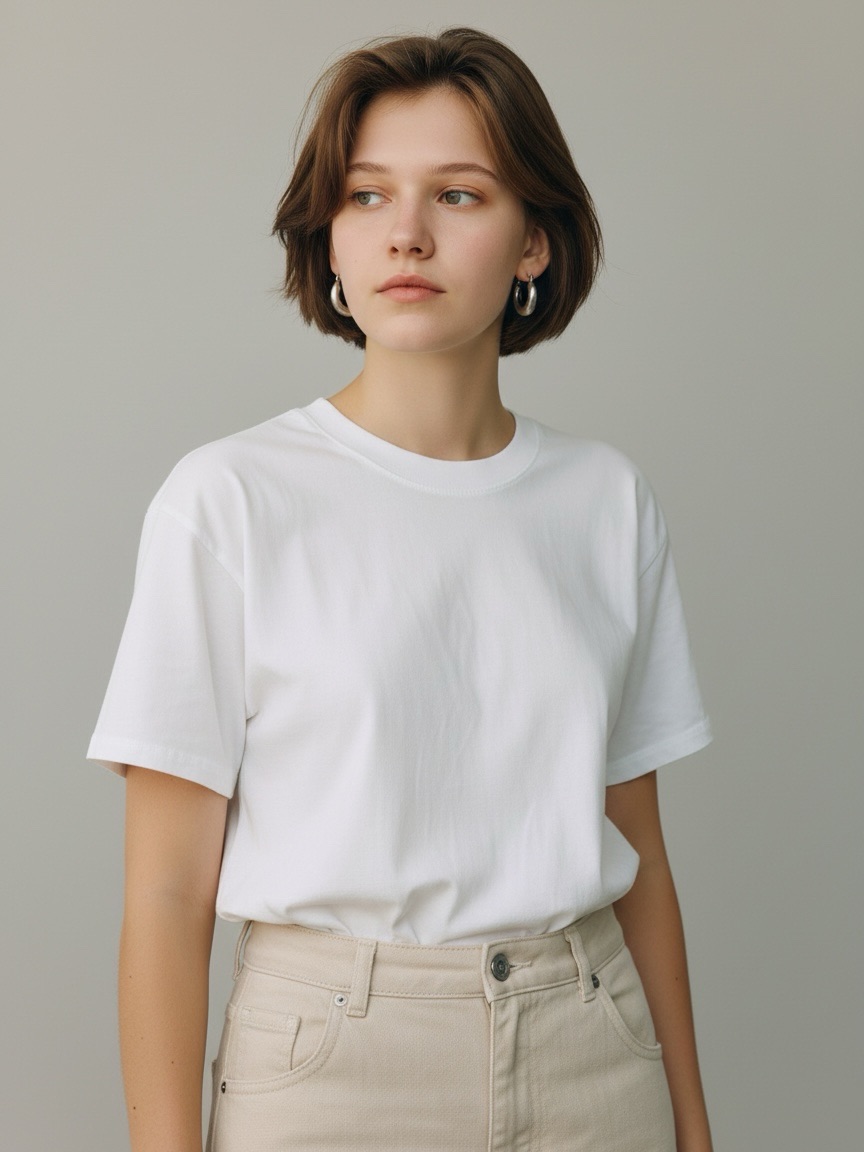 Sterling Silver Tapered Huggie Hoop Earrings